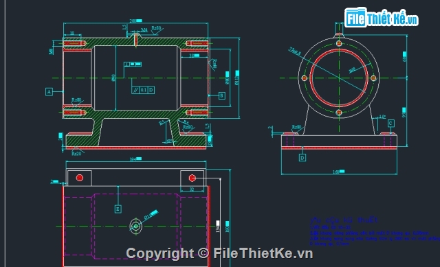 đồ án công nghệ chi tiết giá đỡ,thân máy mài,đồ án giá đỡ